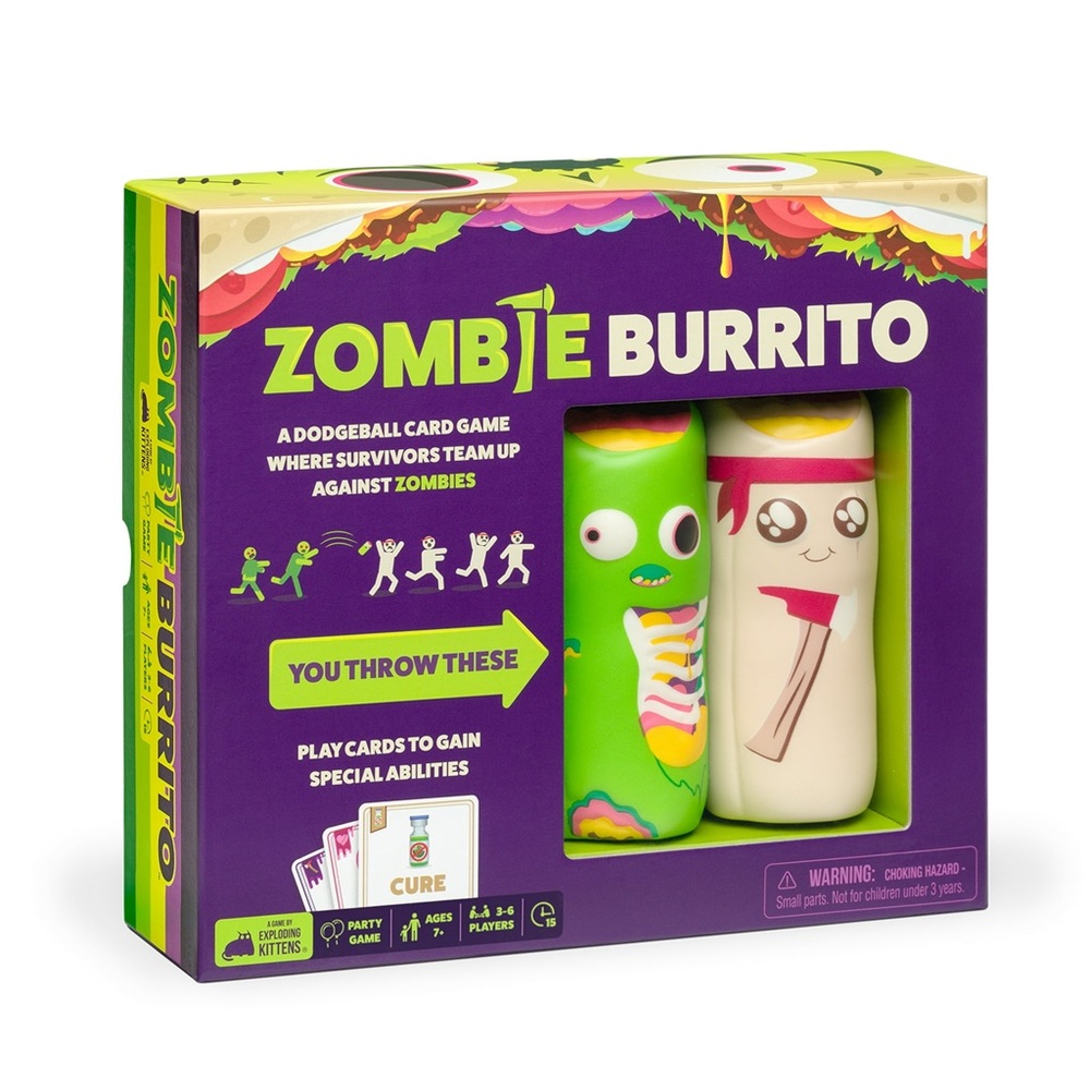 Zombie Burrito Dodgeball Card Game